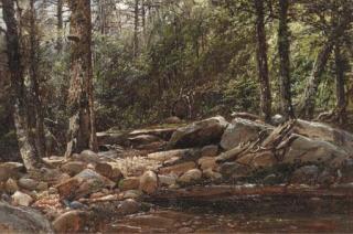 William Louis Sonntag - In the Deep Woods