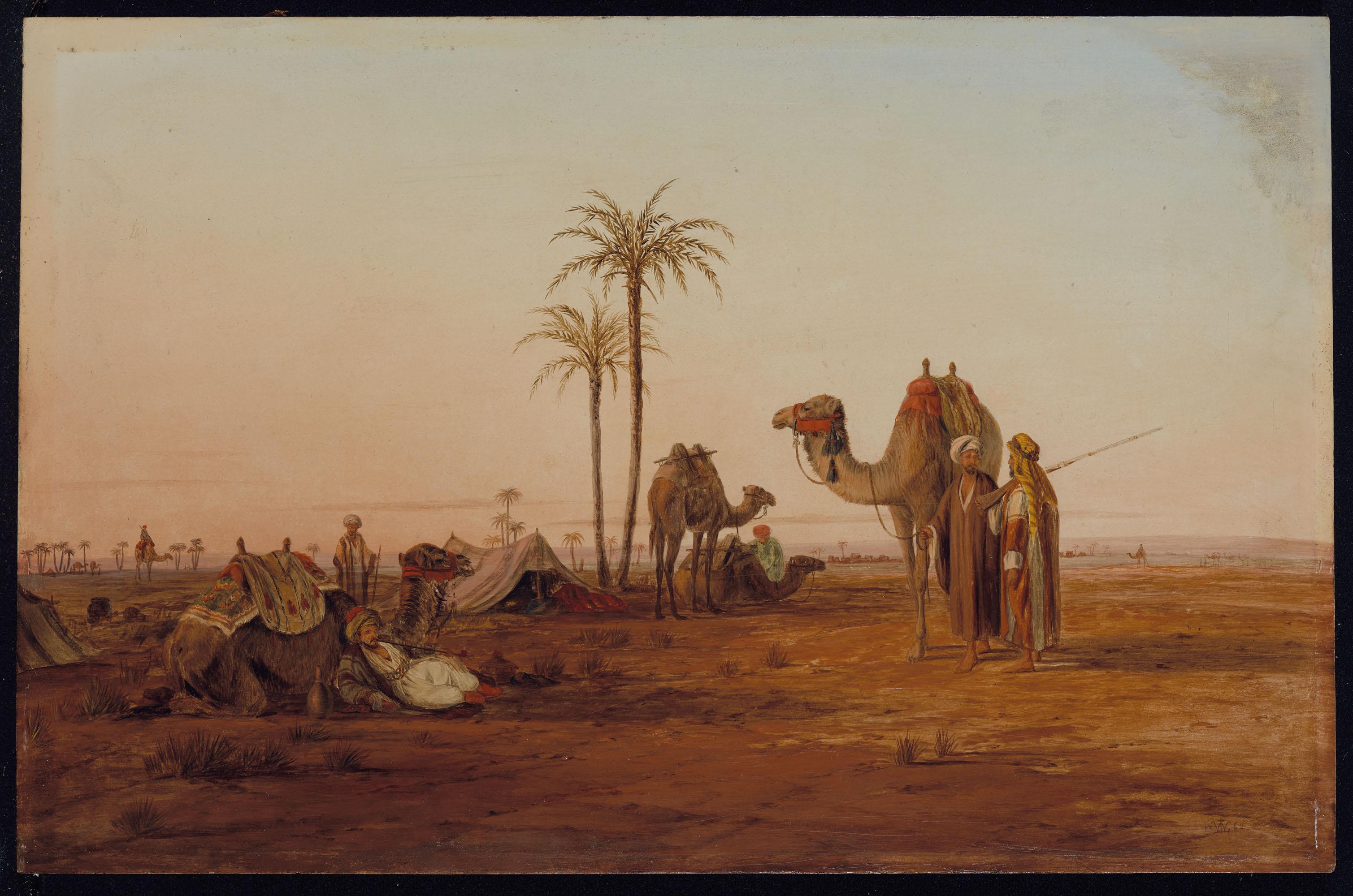 William Luker Sr - La halte des touaregs