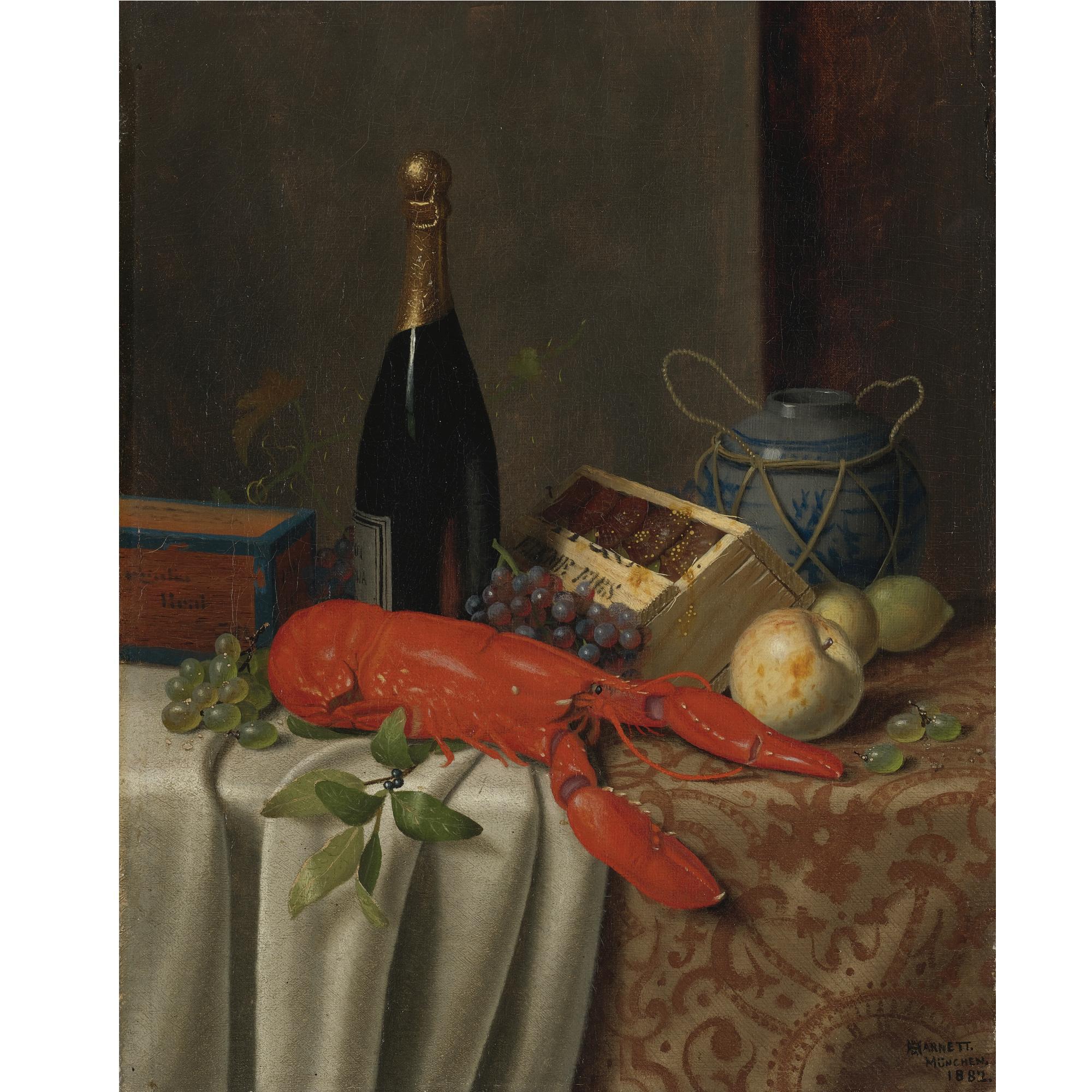 William M. Harnett - Still Life With Lobster