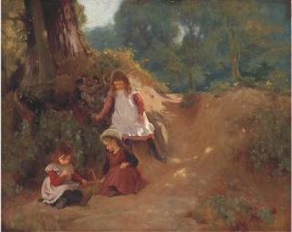 William Mainwaring Palin - The Young Berry Pickers