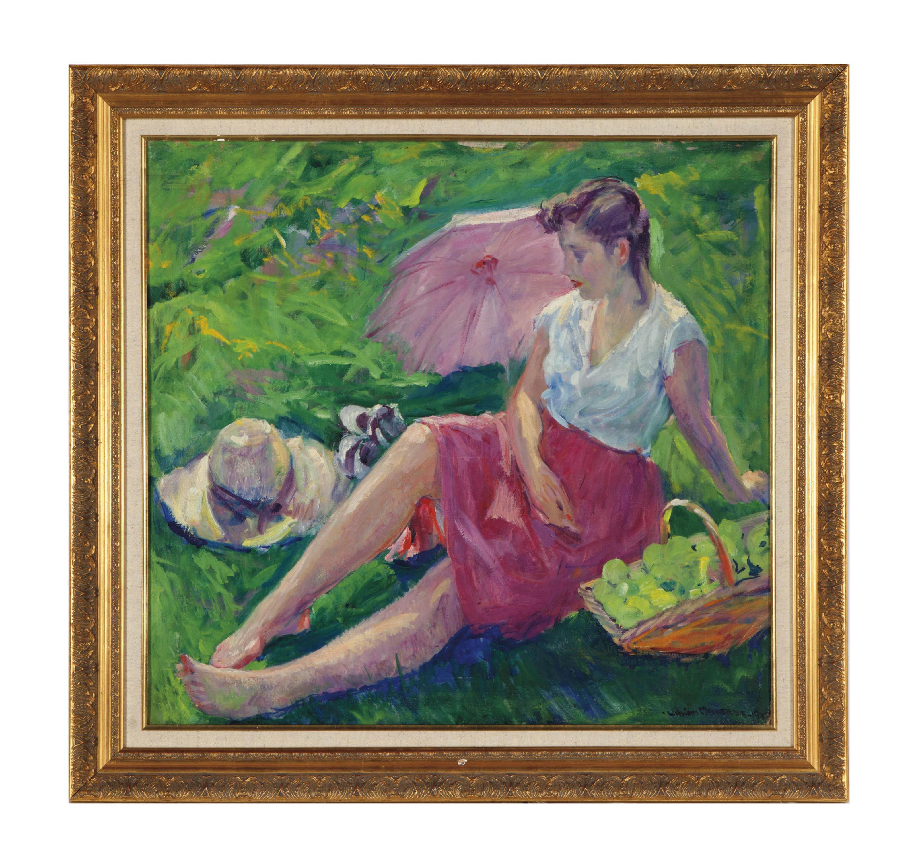 William Malherbe - Repose after picking apples