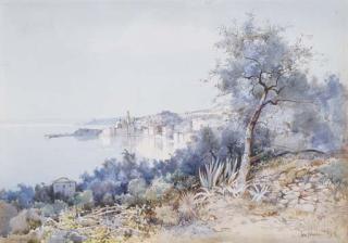 William Manners - La Baie de Menton