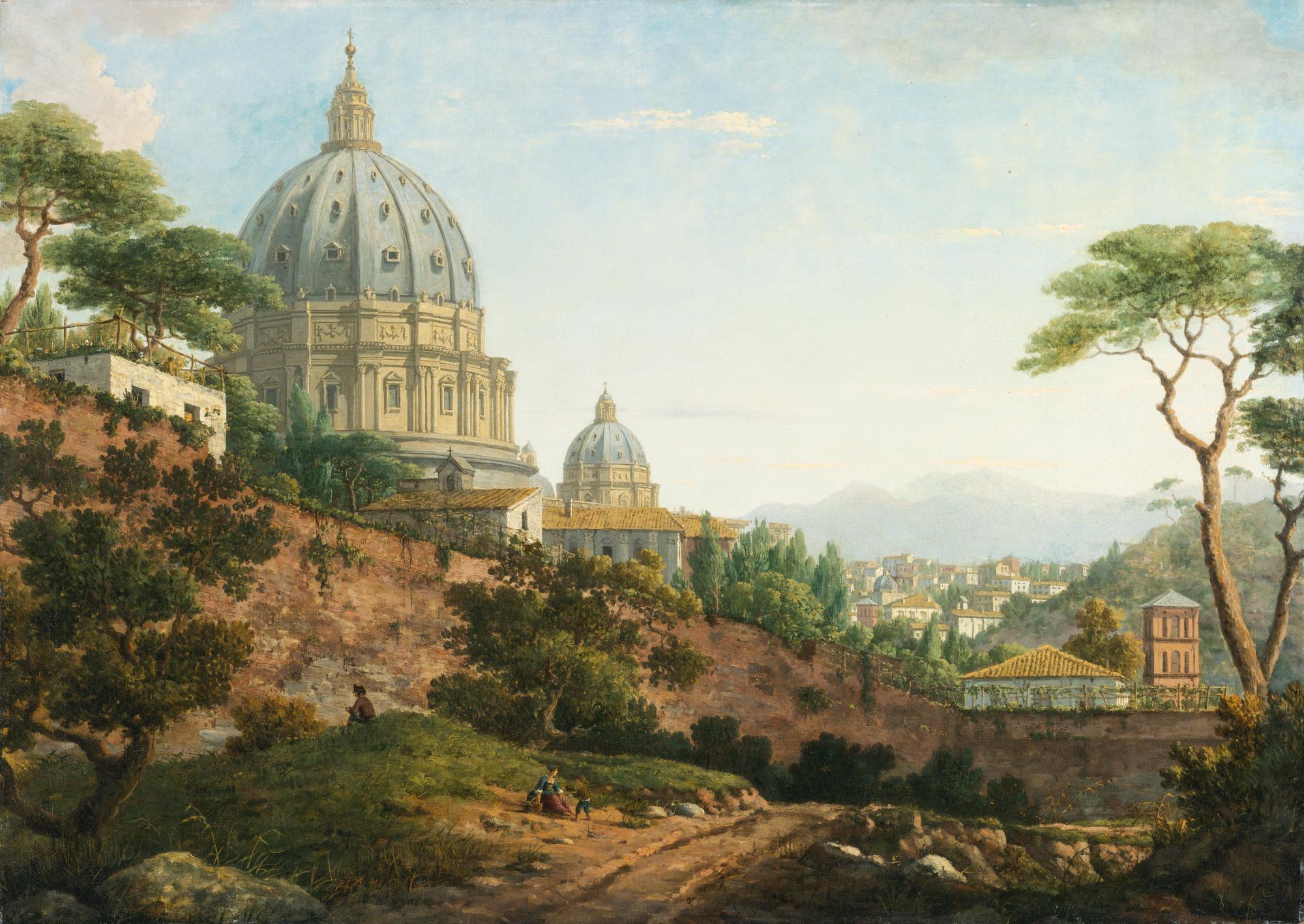 William Marlow - Rome, A View Of Saint Peter\'S Basilica