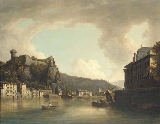 William Marlow - View Of The Chateau Of Pierre Encise, Lyon