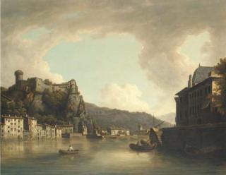 William Marlow - View Of The Chateau Of Pierre Encise, Lyon