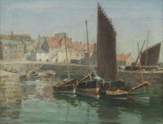William Marshall Brown RSA RSW - Pittenweem harbour