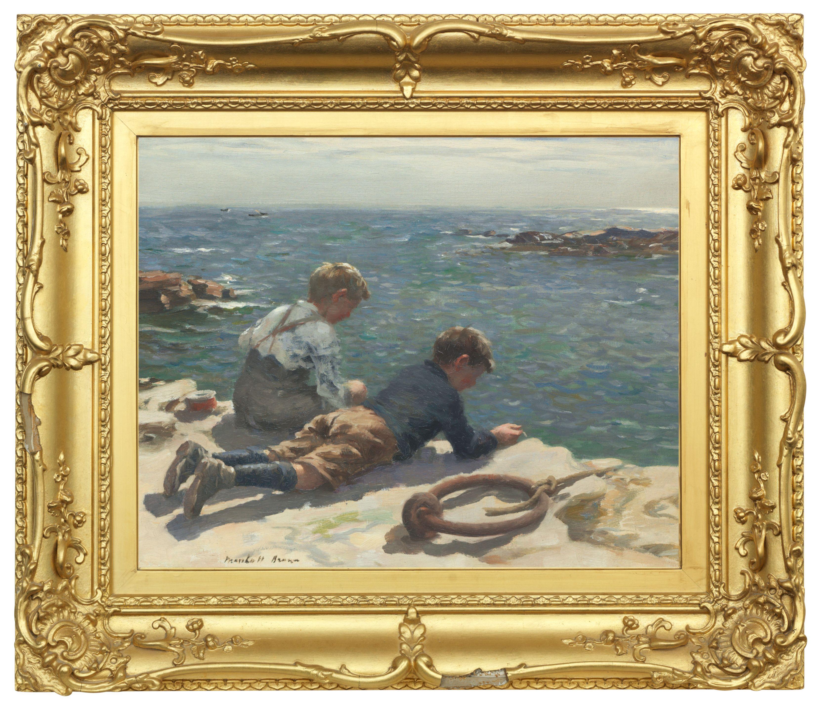 William Marshall Brown RSA RSW - The Fishers