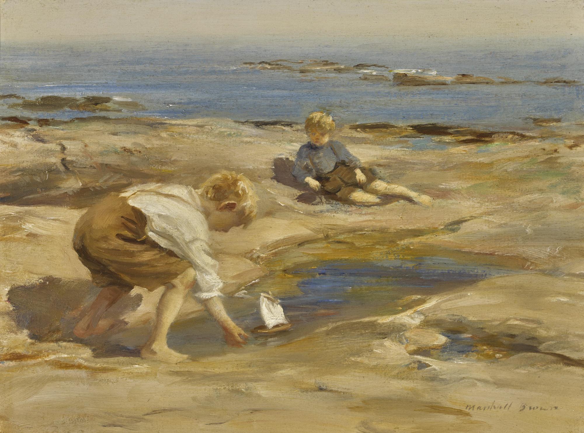 William Marshall Brown, RSA, RSW - Young Sailors