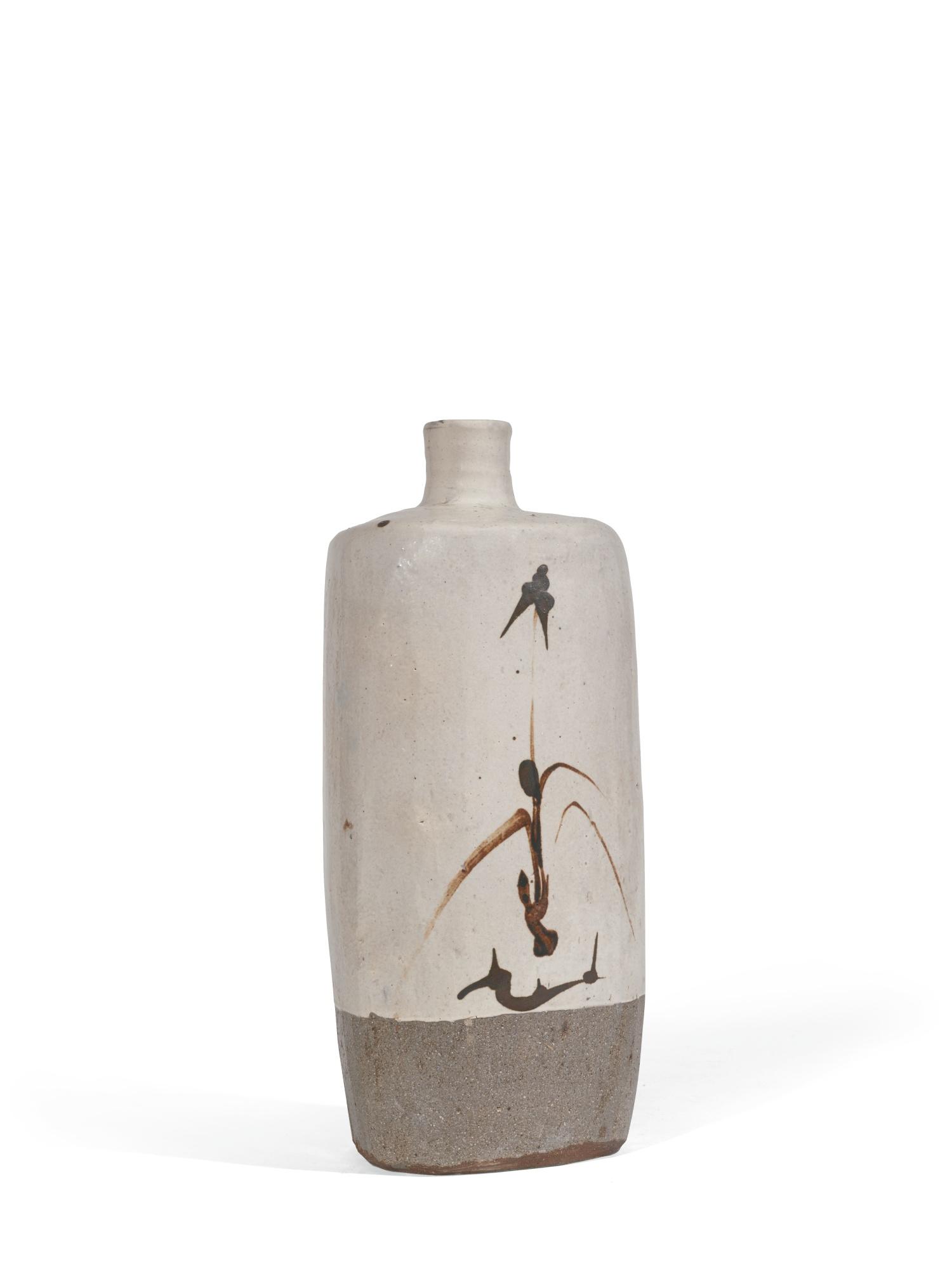 William Marshall - Tall Vase With Brushed Motif