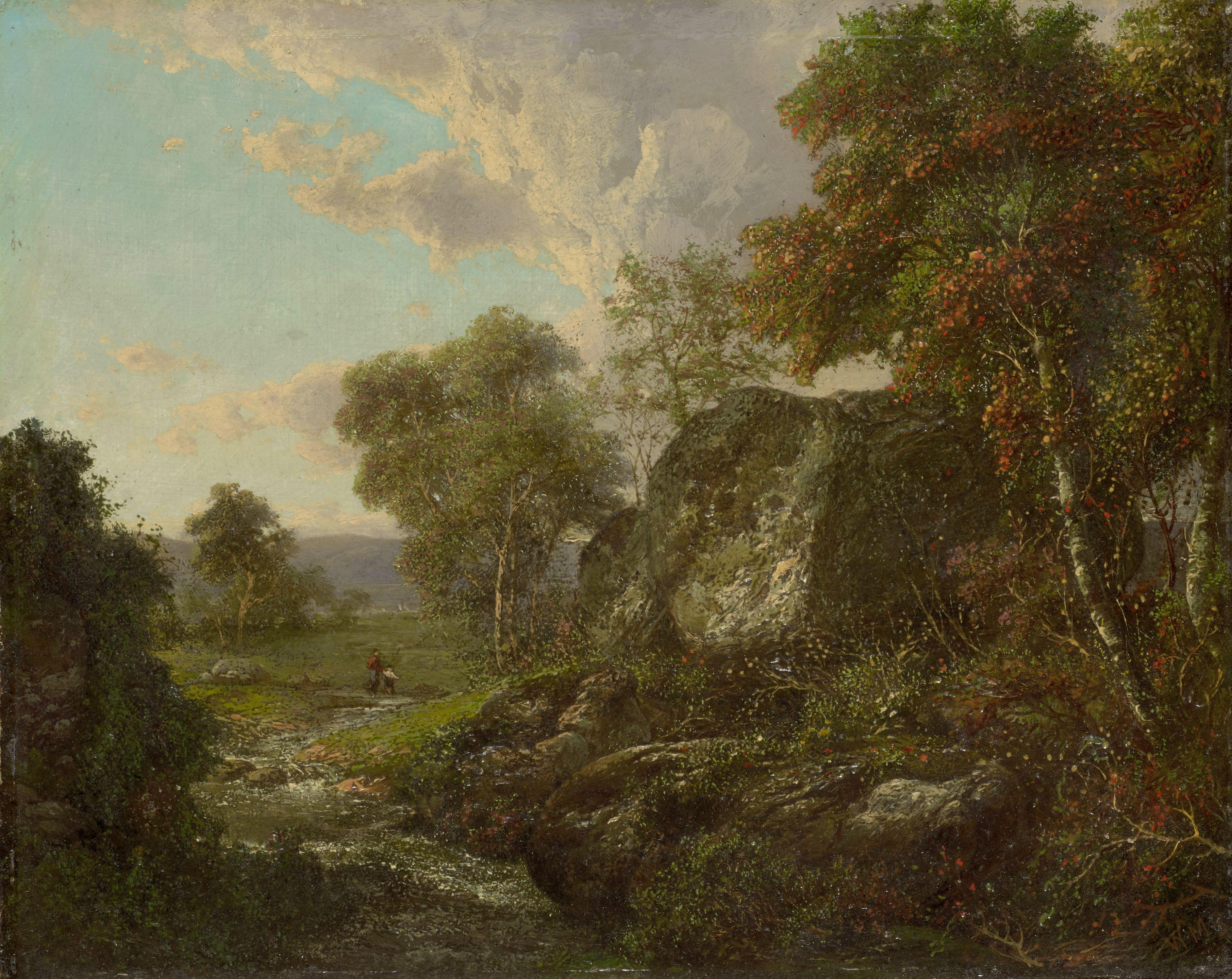 William Mason Brown - Scene at the Foot of the Allegheny