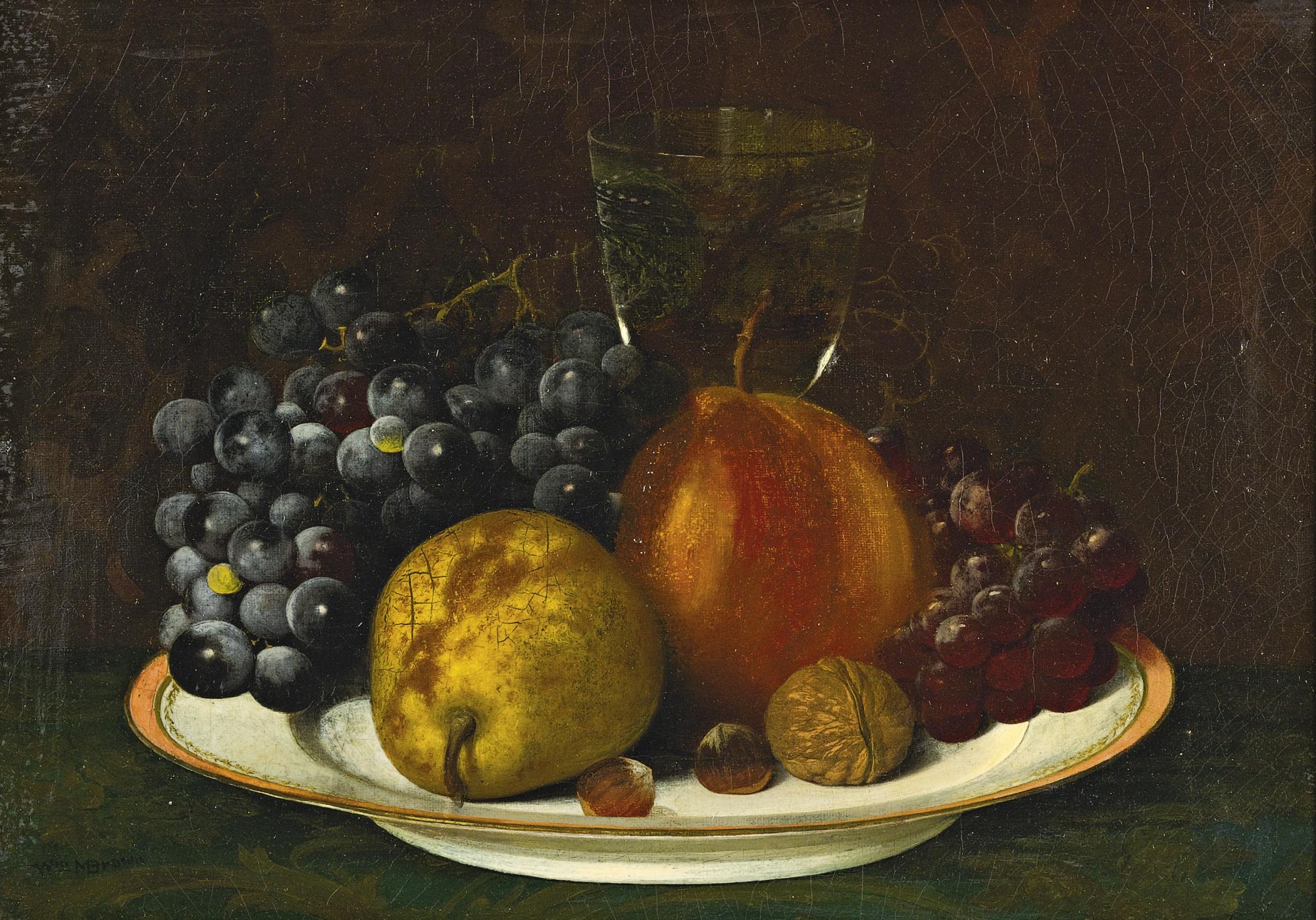 William Mason Brown - Still Life With Fruit