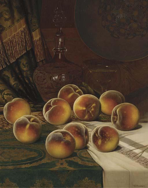 William Mason Brown - Still Life With Peaches