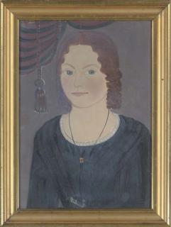 William Matthew Prior - Portrait of a Girl in a Black Dress