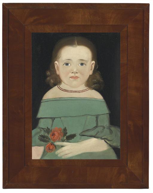 William Matthew Prior - Portrait of A Girl In A Green Dress