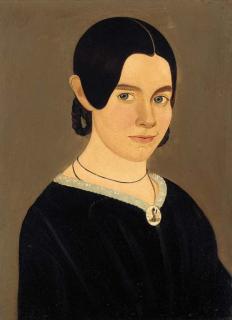 William Matthew Prior - Portrait of a Young Girl with Mourning Brooch