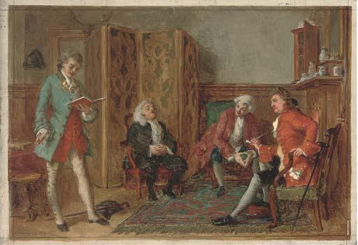 William Maw Egley - The recital