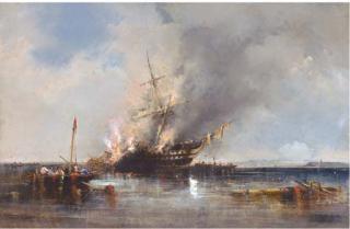 William Mcalpine - The loss of H.M.S. Bombay off Montevideo, 14th December, 1864