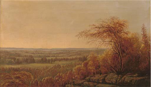 William McDougal Hart - An Autumnal Landscape