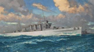 William McDowell - The heavy cruiser H.M.S. Cumberland