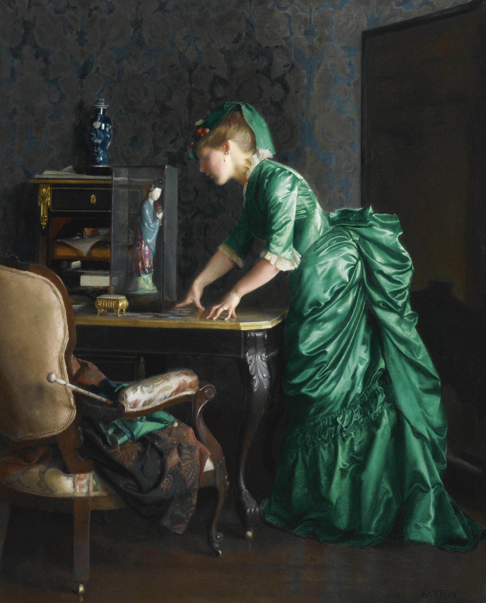 William Mcgregor Paxton - 1875 (The Green Dress)