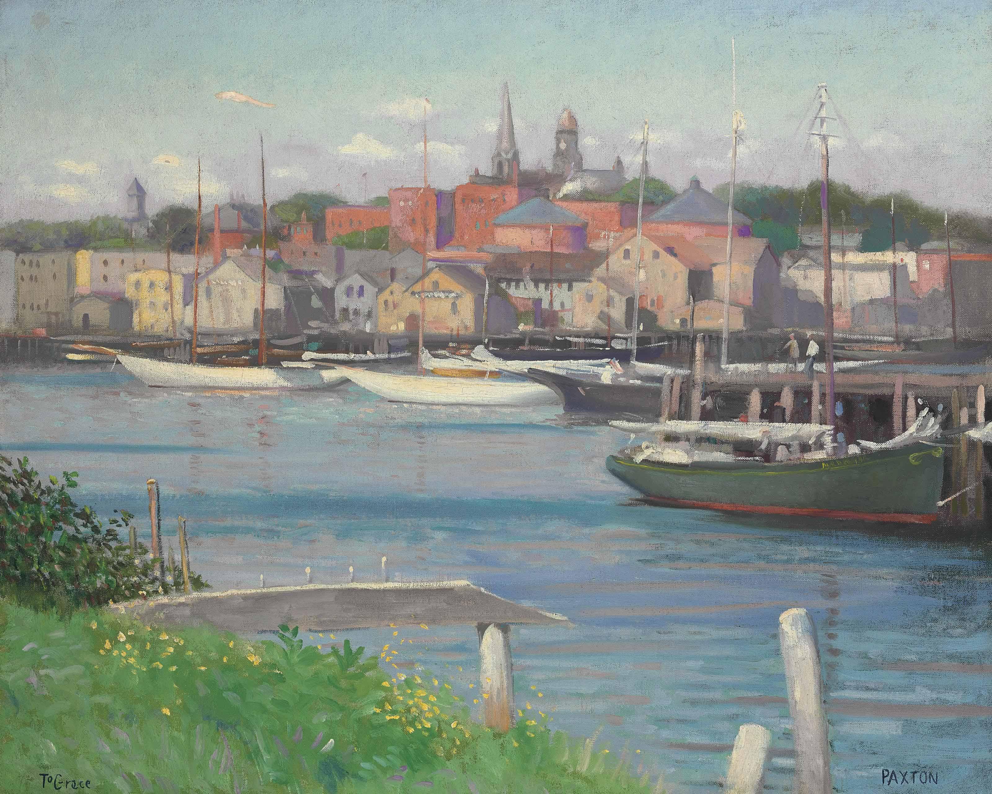 William McGregor Paxton - Gloucester Harbor