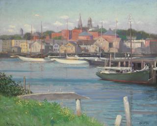 William McGregor Paxton - Gloucester Harbor