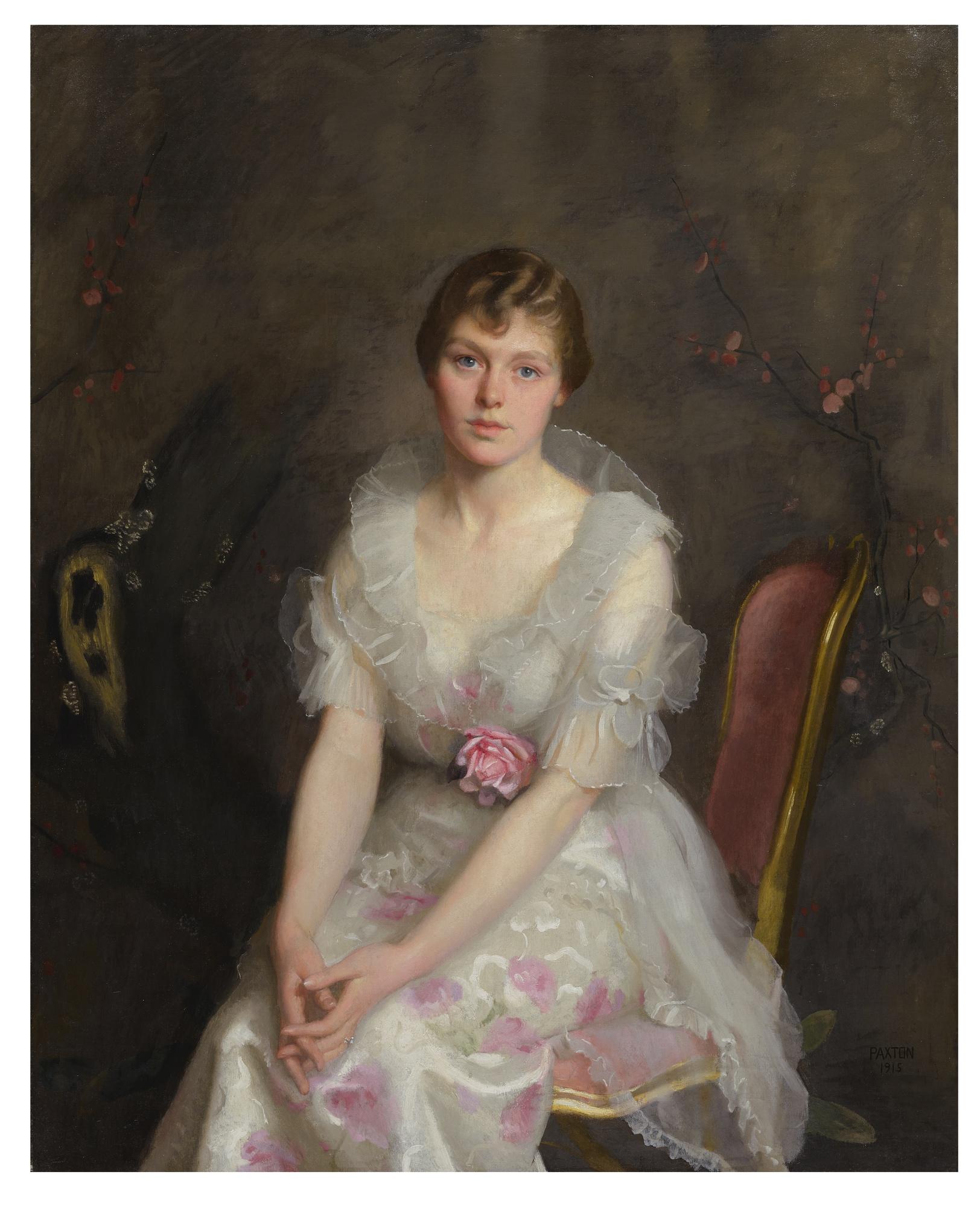 William Mcgregor Paxton - Portrait Of Louise Converse (Mrs. Junius S. Morgan Iii)