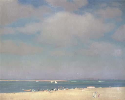 William Mcgregor Paxton - The Beach at Chatham
