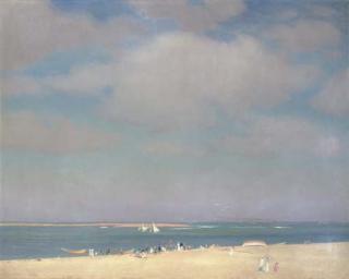 William Mcgregor Paxton - The Beach at Chatham
