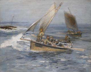 William Mctaggart, R.S.A., R.S.W. - Over The Harbour Bar