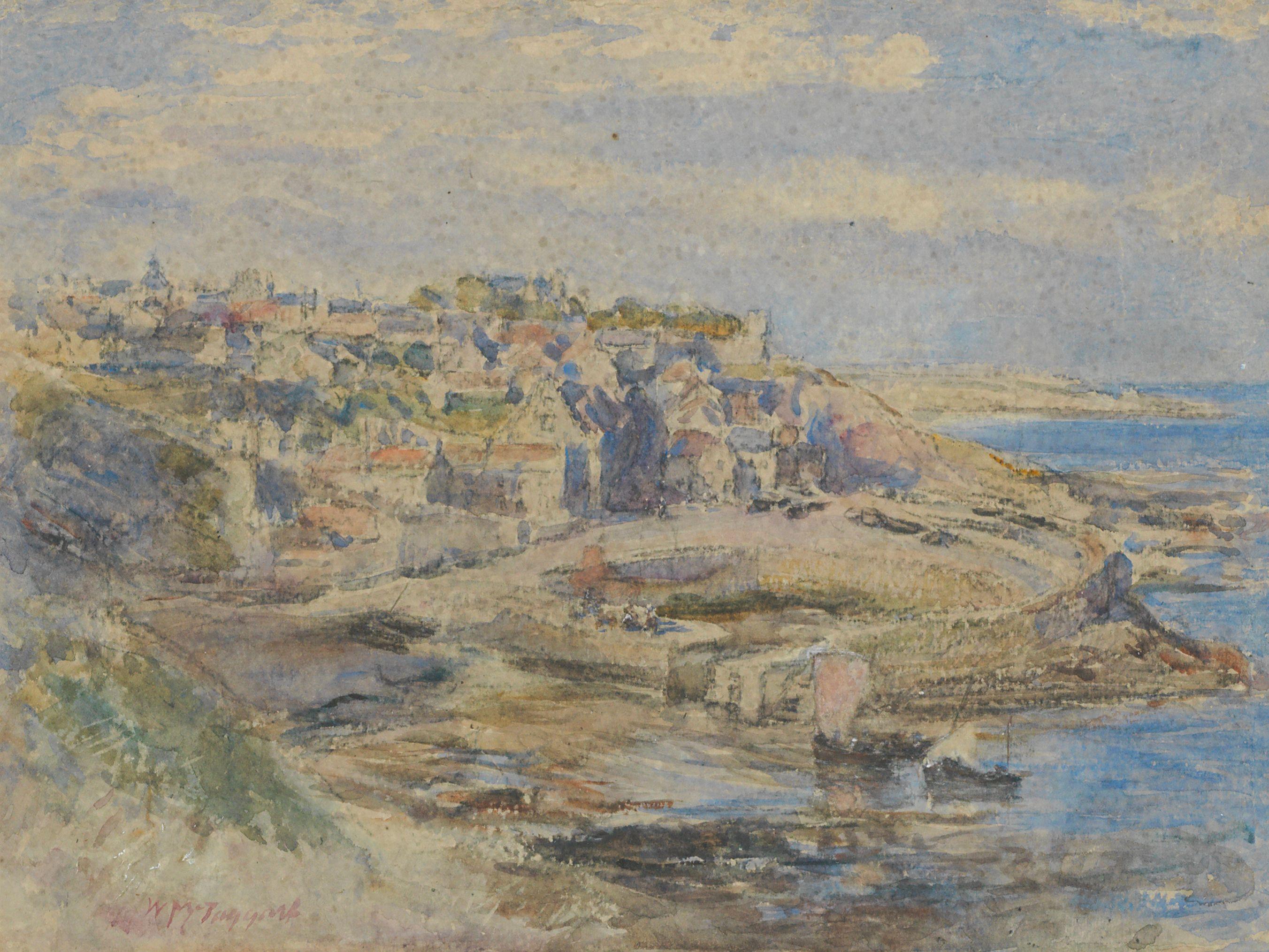 William McTaggart RSA RSW - Crail harbour