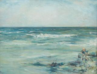 William Mctaggart RSA RSW - Shrimpers