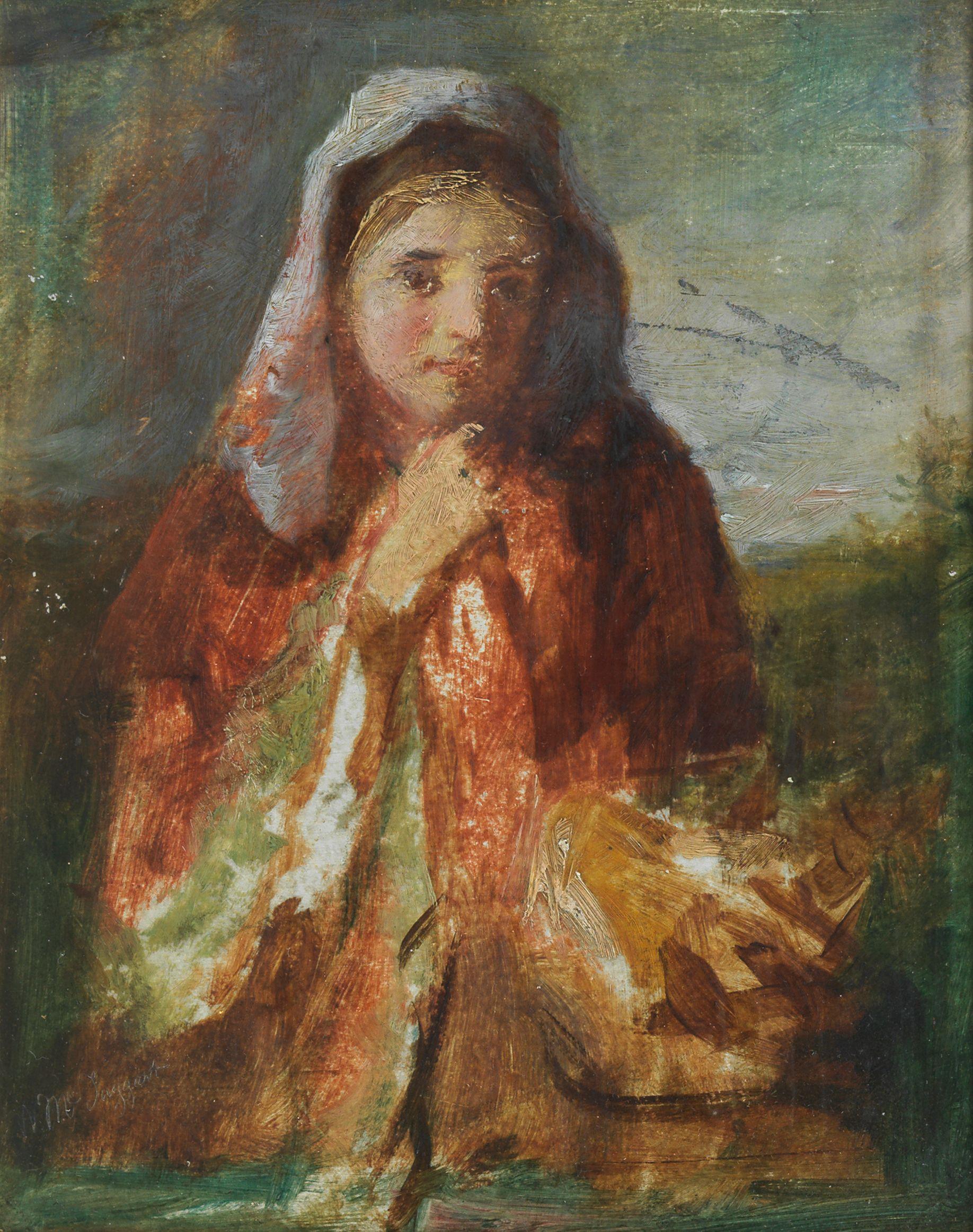 William McTaggart RSA RSW - The Fish Girl