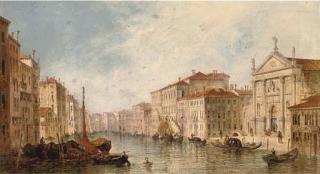 William Meadows - On The Grand Canal, Venice