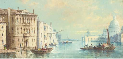 William Meadows - On the Grand Canal, Venice