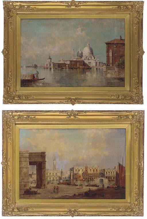 William Meadows - Santa Maria della Salute; and The Doge\'s Palace, Venice