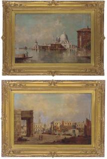 William Meadows - Santa Maria della Salute; and The Doge\'s Palace, Venice