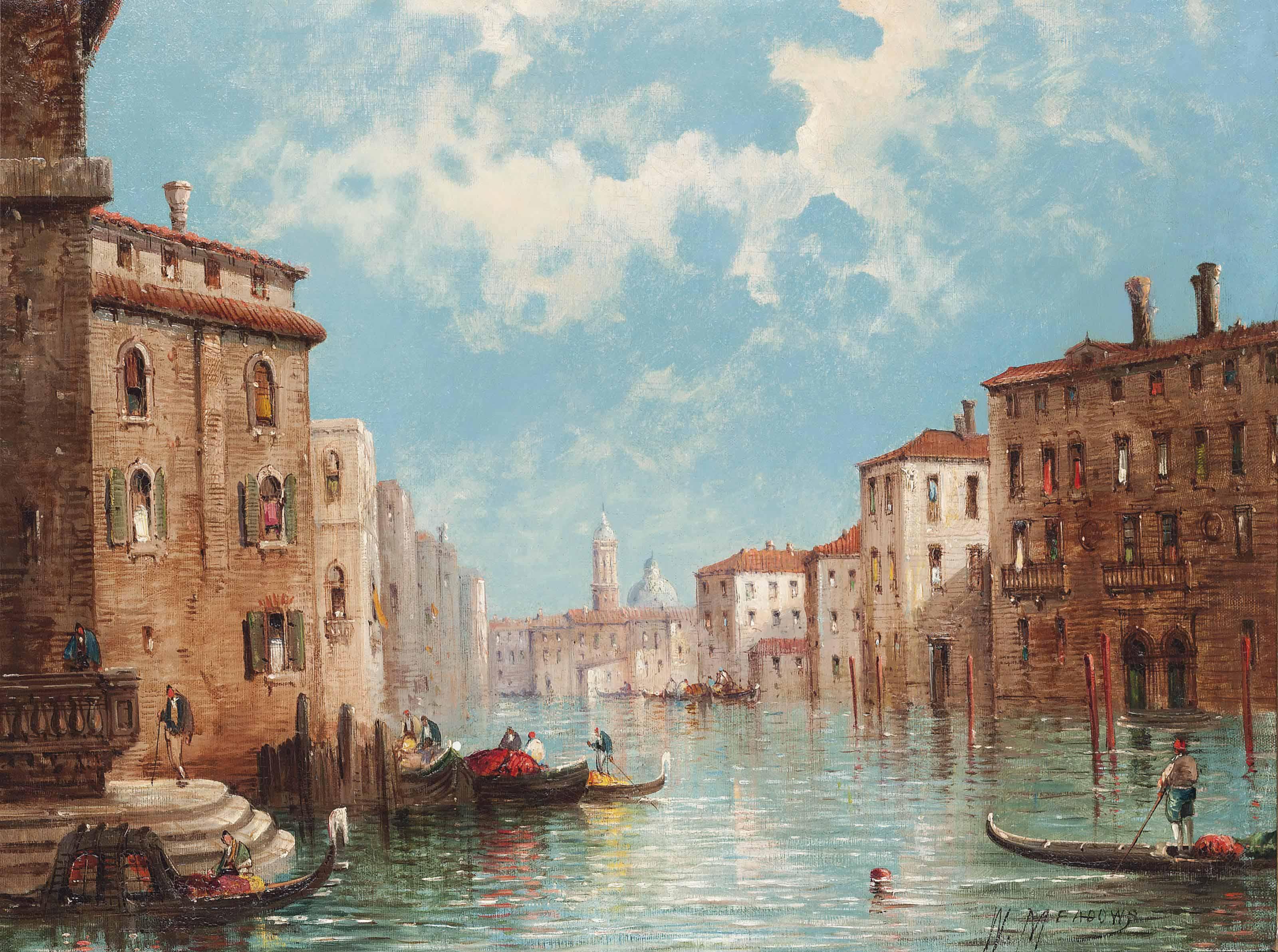 William Meadows - The Grand Canal, Venice