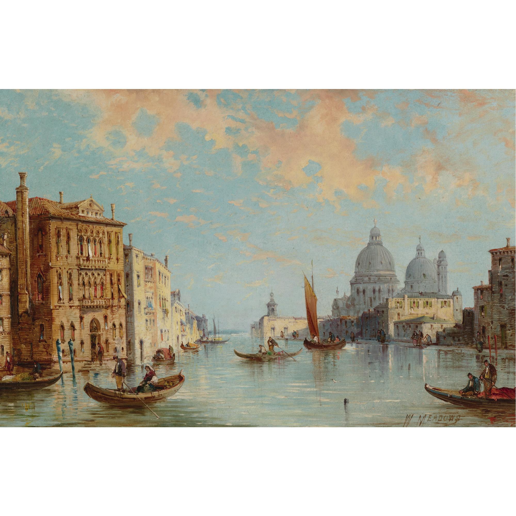 William Meadows - View Of The Grand Canal, Venice