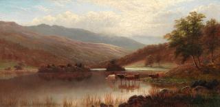 William Mellor - Cattle watering