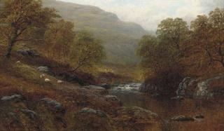 William Mellor - On the river Llugwy; and On the river Lledr, Wales