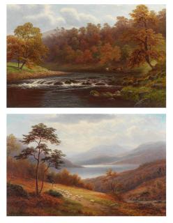 William Mellor - On the Wharfe; Ullswater, a pair