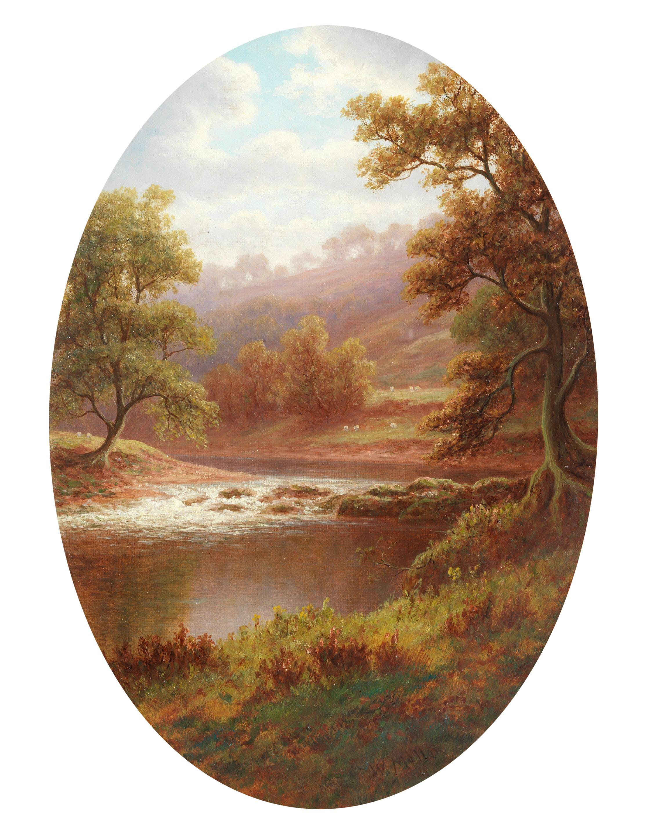 William Mellor - River landscapes, a pair