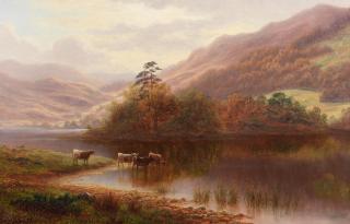 William Mellor - \'Rydal Mere, Near Ambleside, Westmorland\'