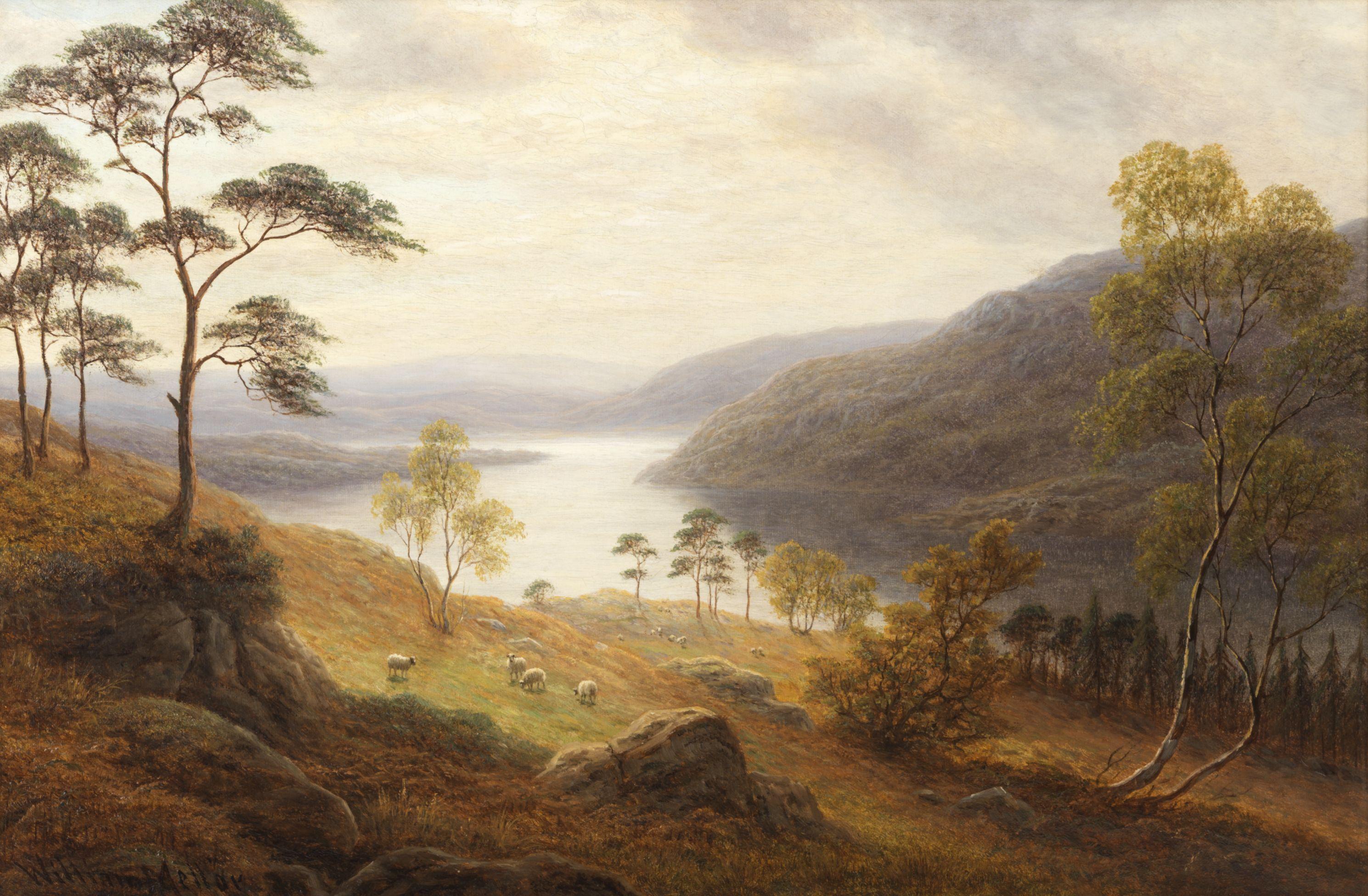 William Mellor - \'The three reaches of Ullswater from the hills, Westmoreland\'
