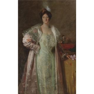 William Merritt Chase - Miss J. (Portrait Of Miss J; Portrait - Content Johnson)