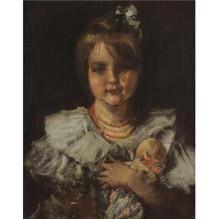 William Merritt Chase - Portrait of Helen