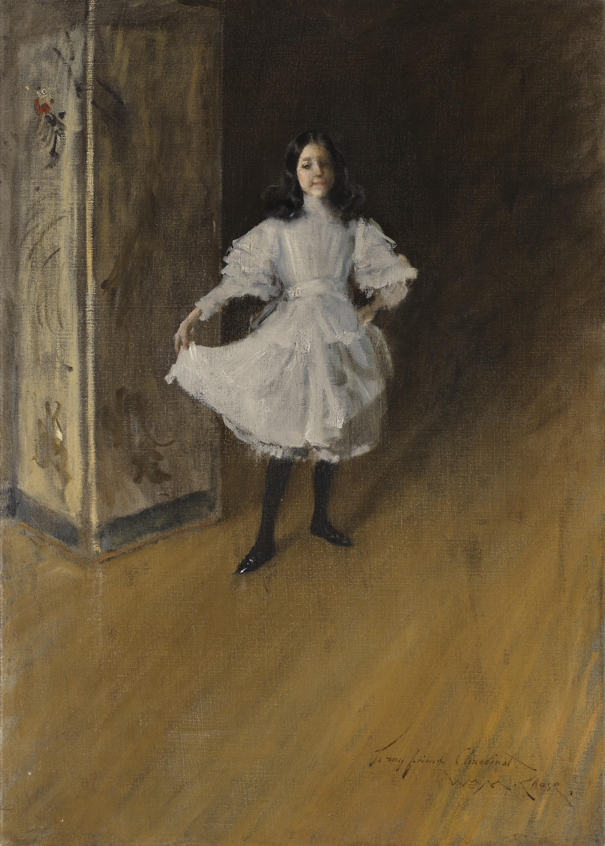 William Merritt Chase - Portrait of the Artist\'s Daughter (Dorothy)