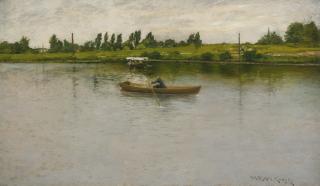William Merritt Chase - Pulling For Shore