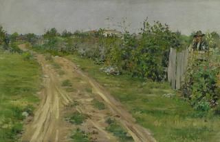 William Merritt Chase - The Old Road, Flatbush